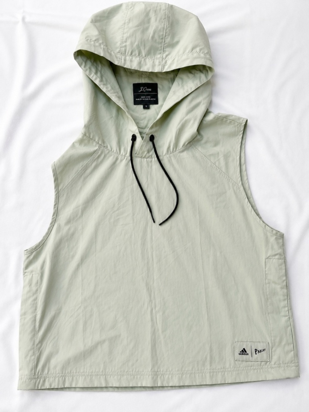 adidas x Parley Hooded Vest Beige Green Small